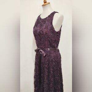 DARK PLUM DINNER DRESS NWOT
